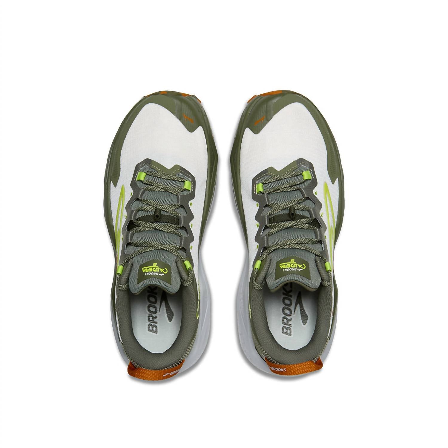 BROOKS Men's Caldera 8 Sneakers in 314 dusty olive lime oyster - men's shoe - view 8