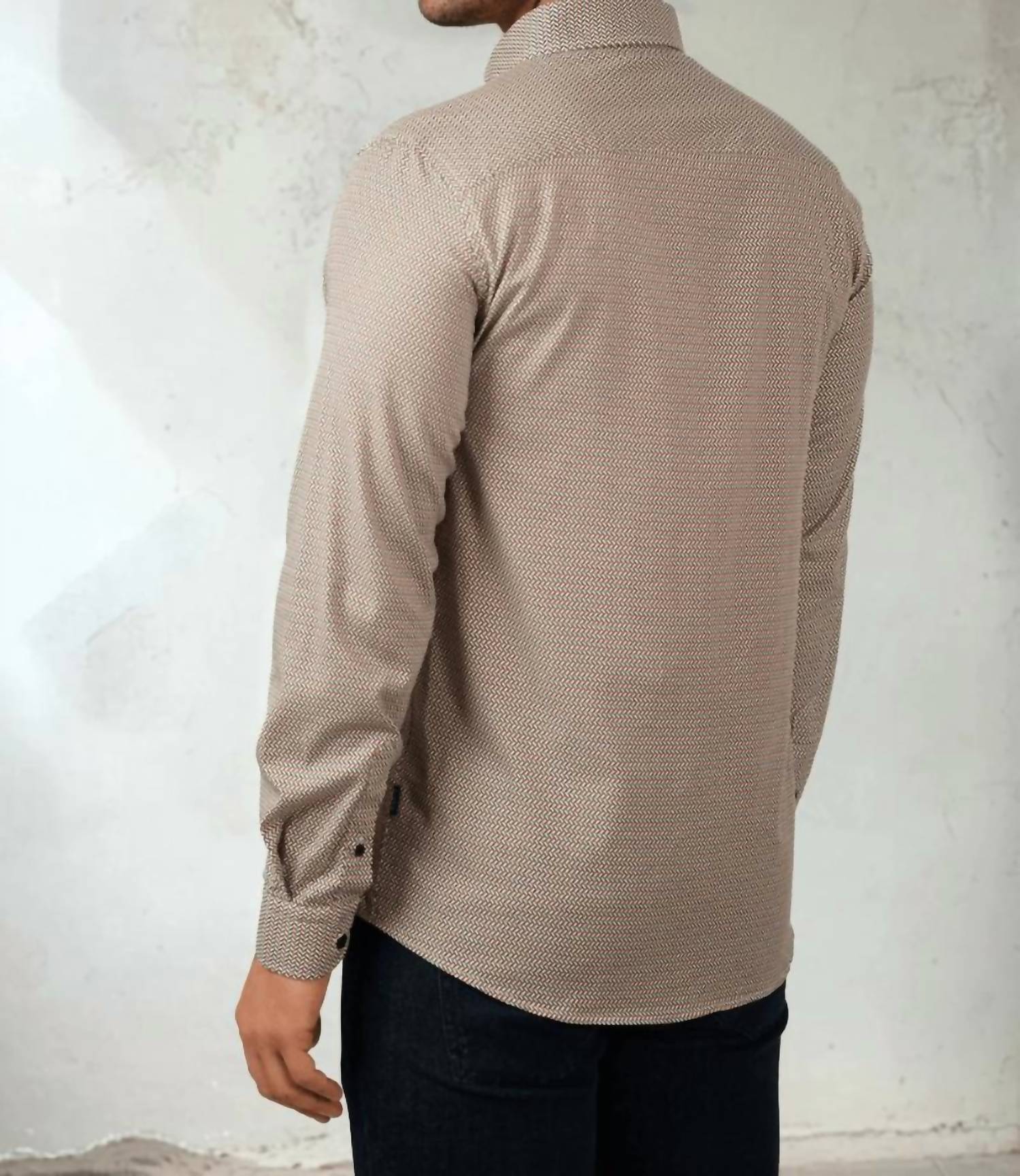 Stone Rose - Nova Micro Weave Shirt