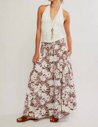 Free People - Zephyr Convertible Print Bustle Maxi Skirt