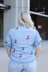 Layerz Clothing - Bailey Denim Top