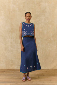 Louise Misha - Dafne Canvas Skirt