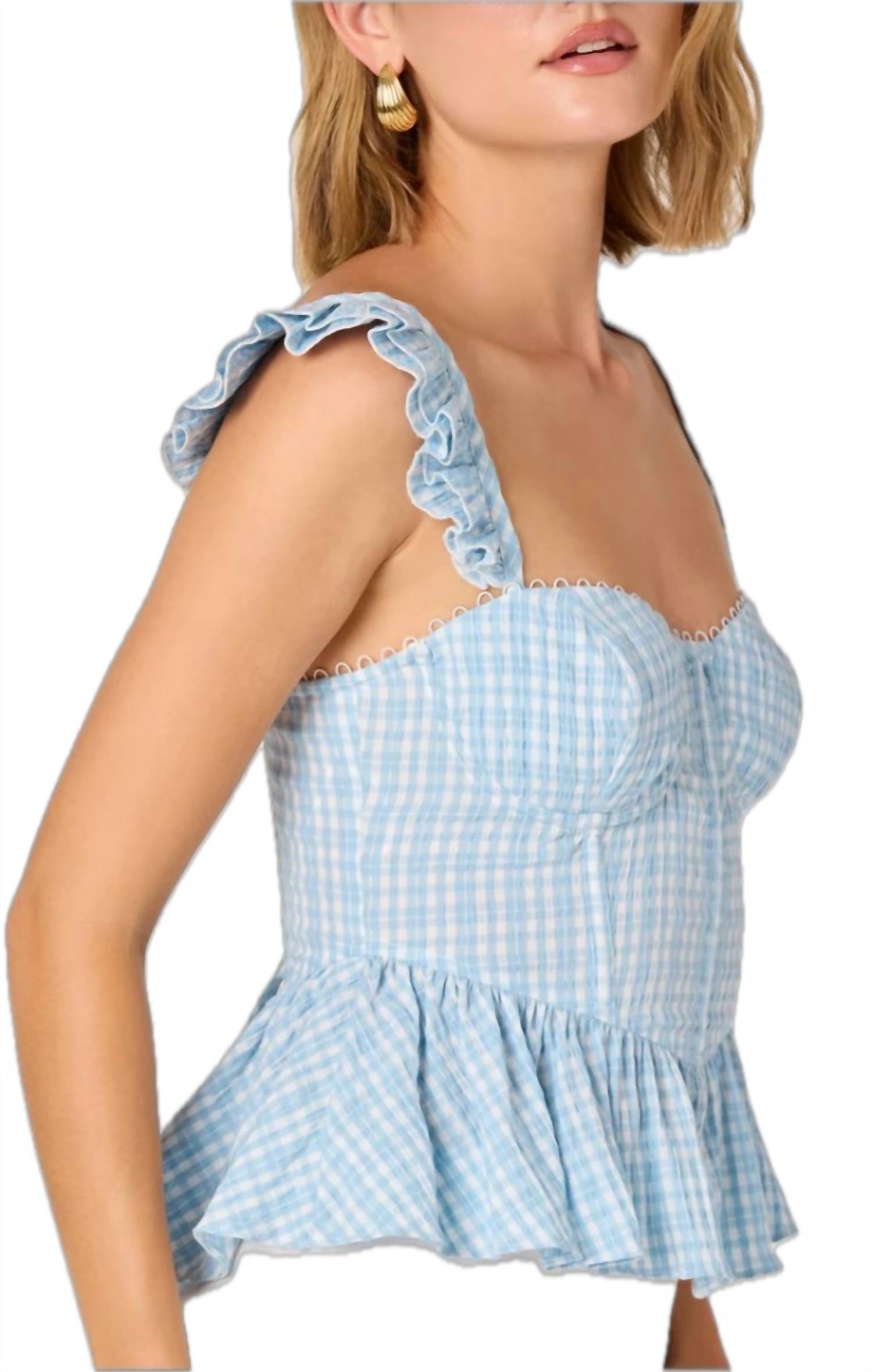 Astr - Baylin Peplum Top