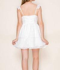 Golden - Chiffon Fairy-inspired Mini Dress