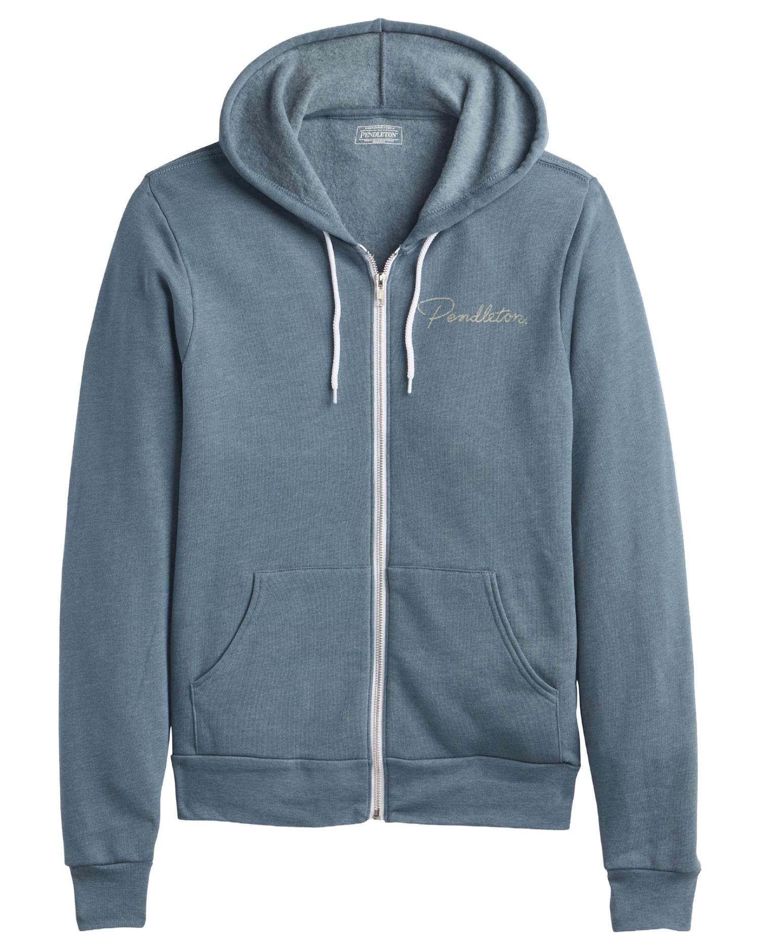 PENDLETON Women's Jaycee Hoodie in heather slate - women's top