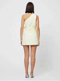 French Connection - Birdie Linen Shoulder Tie Mini Dress