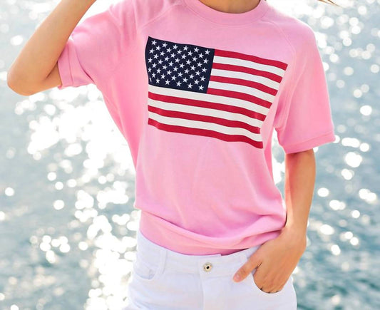 Shiraleah - Flag Short Sleeve Sweatshirt