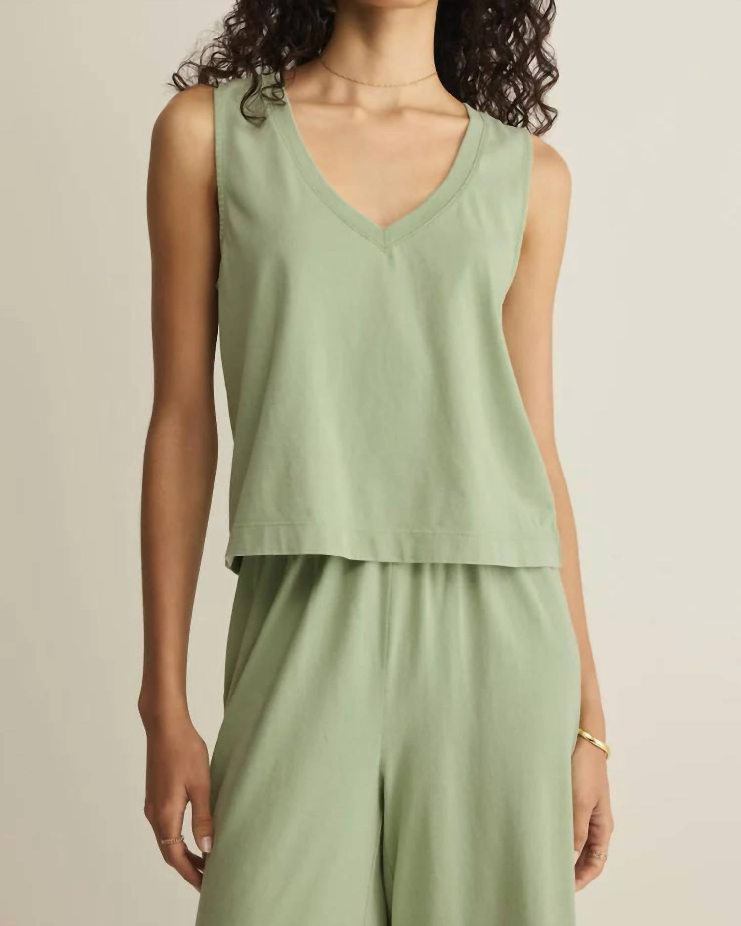Z Supply - Sloane V-neck Cotton Jersey Top