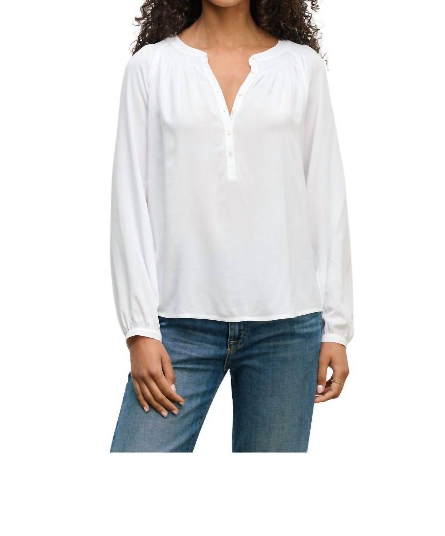 Velvet By Graham & Spencer - Aurelia Long Sleeve Top