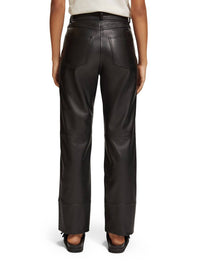 Scotch & Soda - Straight Leg Leather Pant