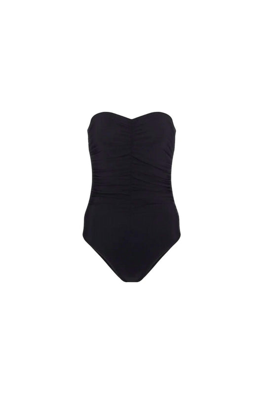 Karla Colletto - Basics Ruched Bandeau One Piece