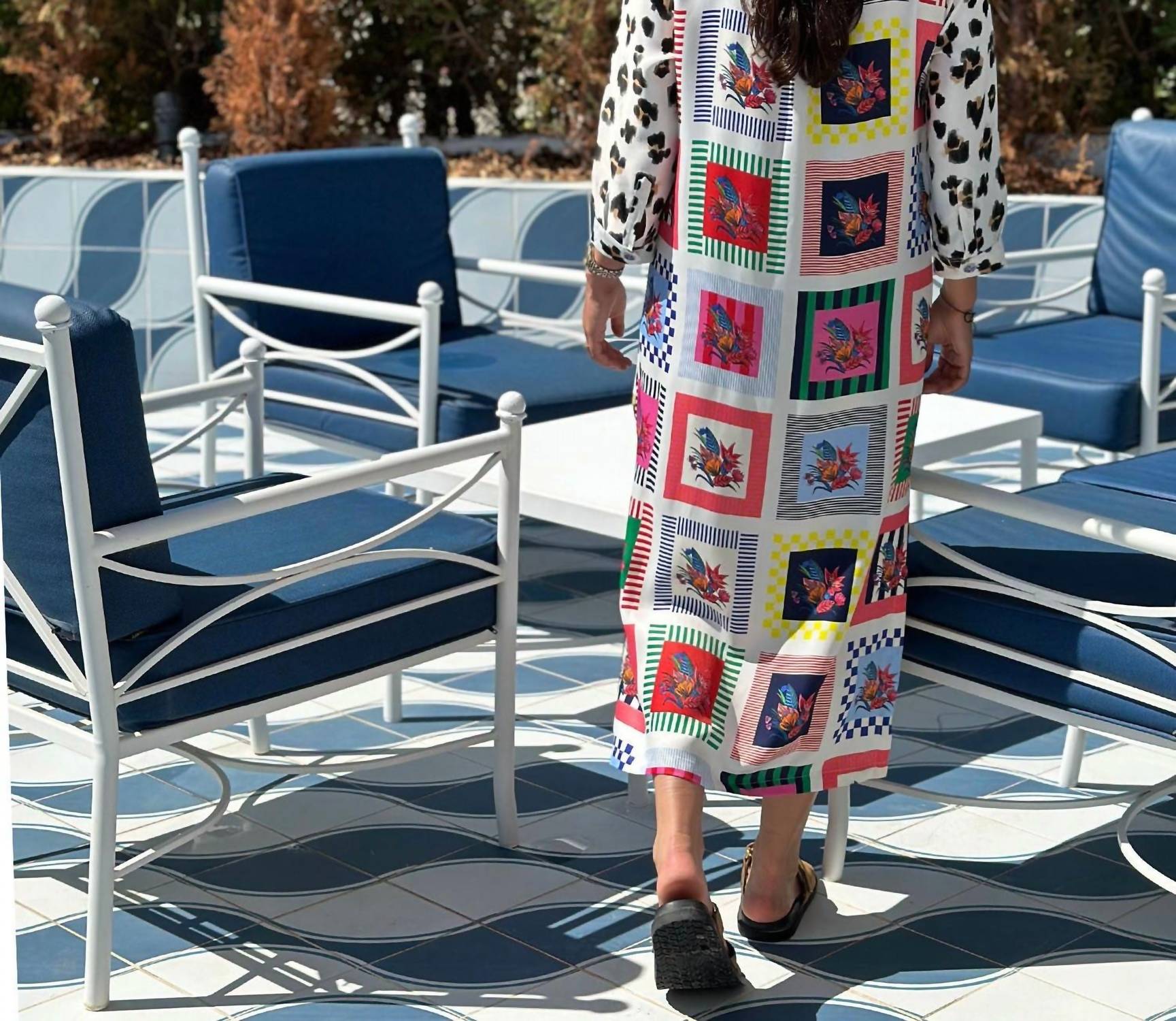 Vilagallo - Patchwork Print Dress