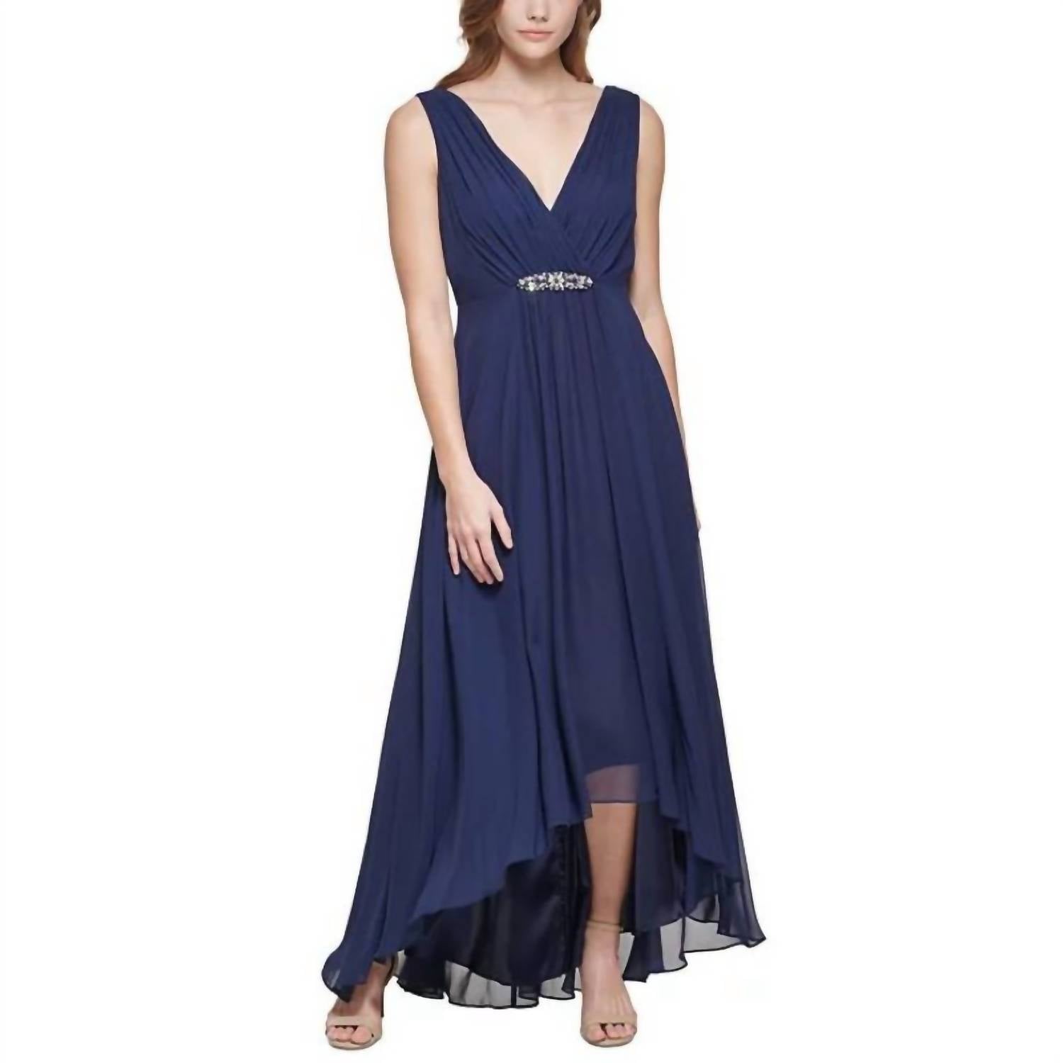 Eliza J - Chiffon Maxi Gown Dress