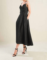 Flying Tomato - You Are My Sunshine Denim Midi Dress