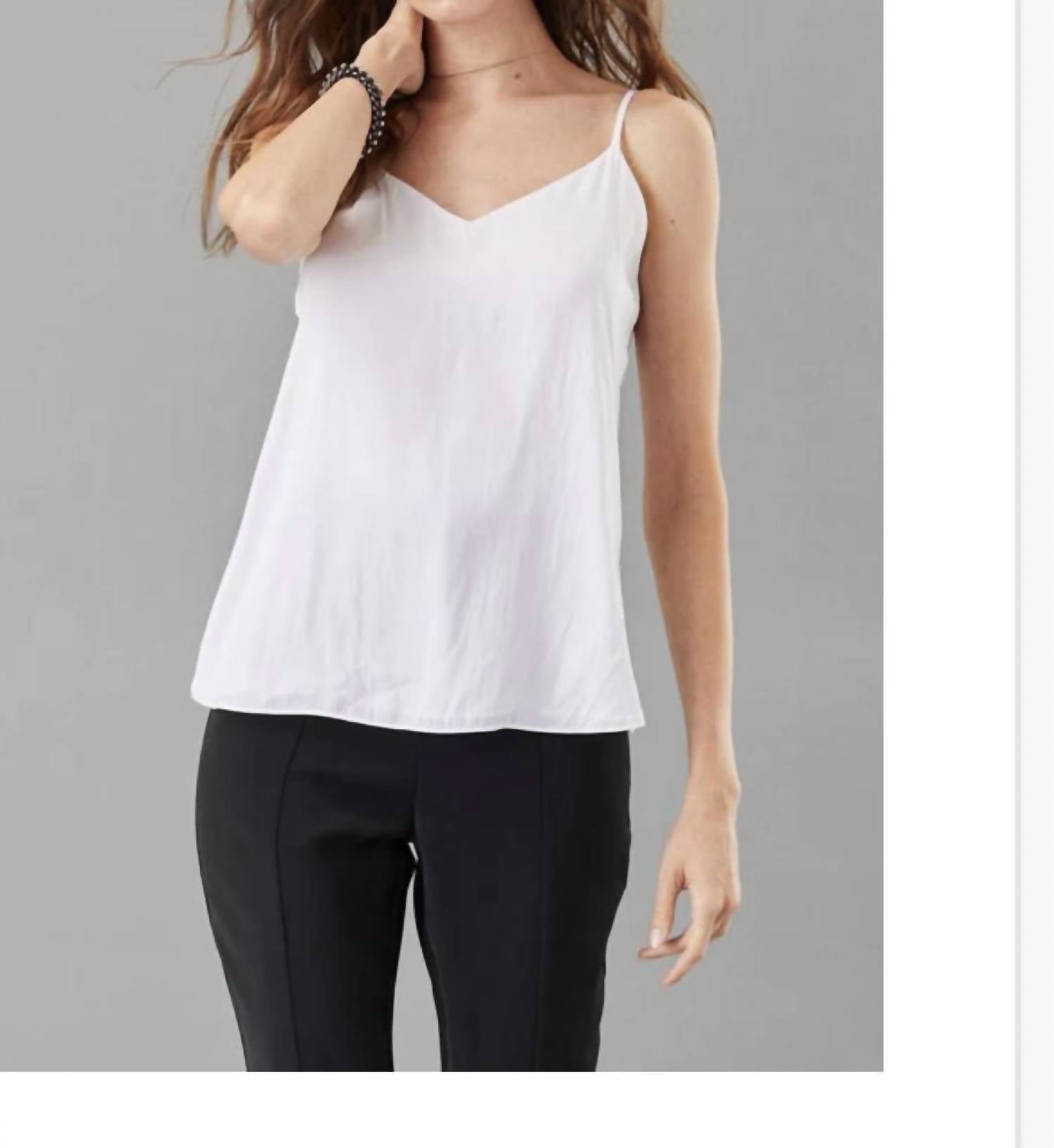 Lola & Sophie - Women's Adjustable Straps Side Slit Cami