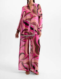 Cin Cin - Solace Printed Button Up Shirt