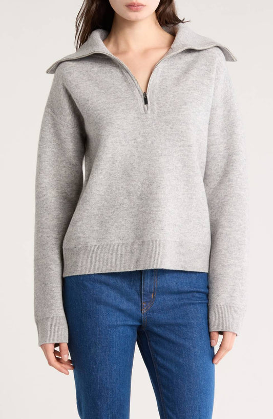 Derek Lam 10 Crosby - Samuel Reversible Quarter-zip Pullover Sweater