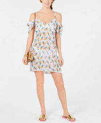 Miken - Women's Flutter Sleeve Cover Up Dress