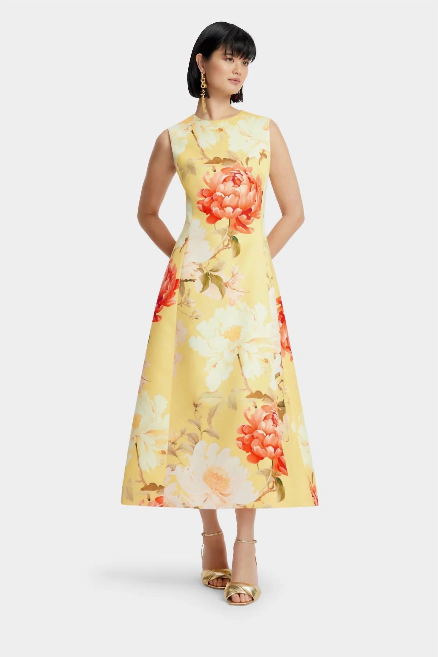 Leo Lin - Cleo Sleeveless Midi Dress