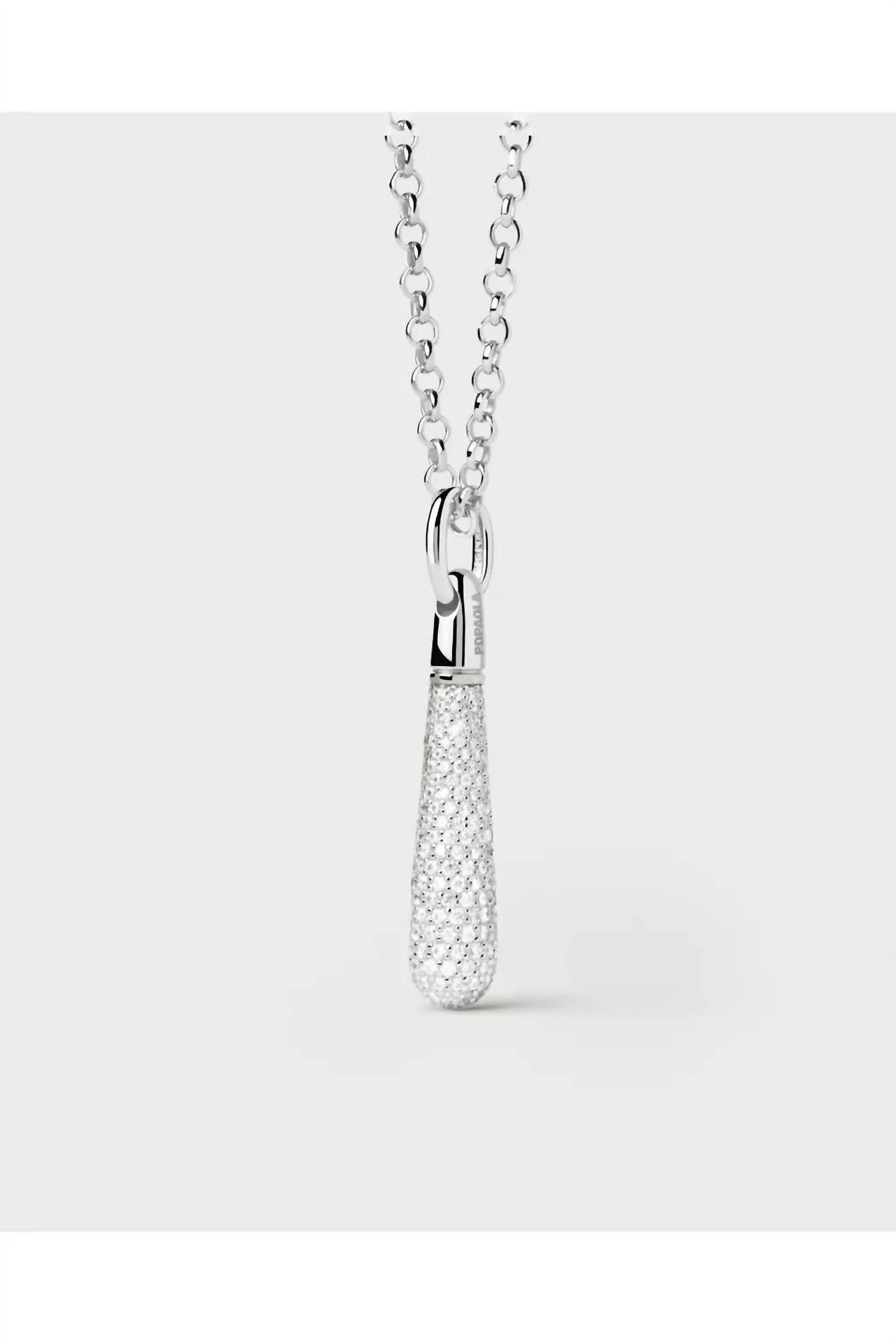 Pdpaola - Women's Pavé Large Drop Pendant