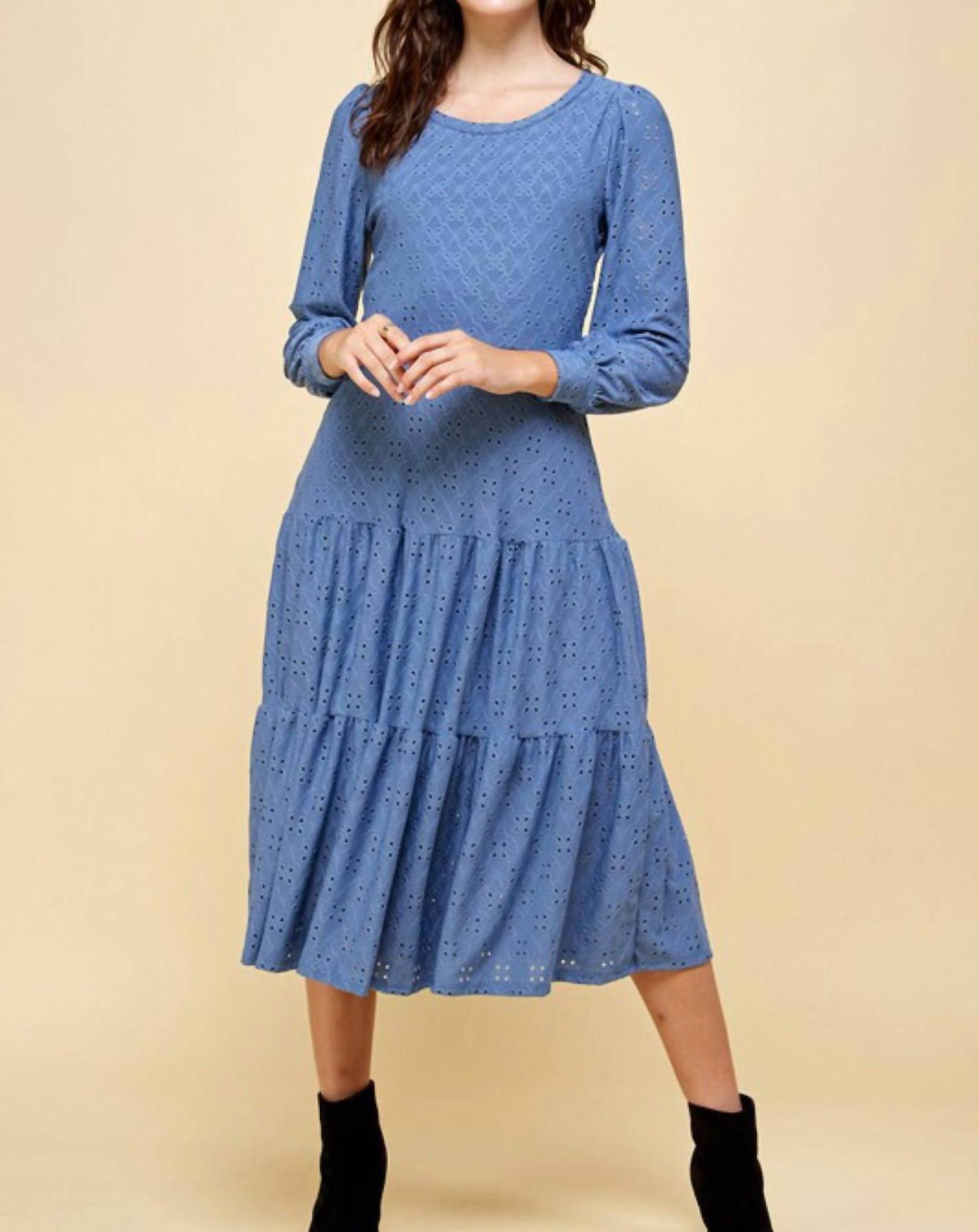 Les Amis - Calabria Eyelet Maxi Dress
