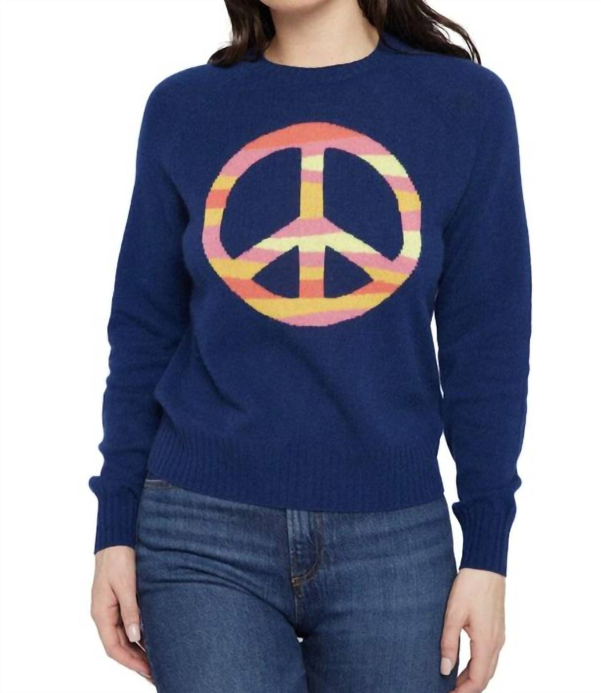 27 Miles Malibu - PANDA INTARSIA PEACE SWEATER