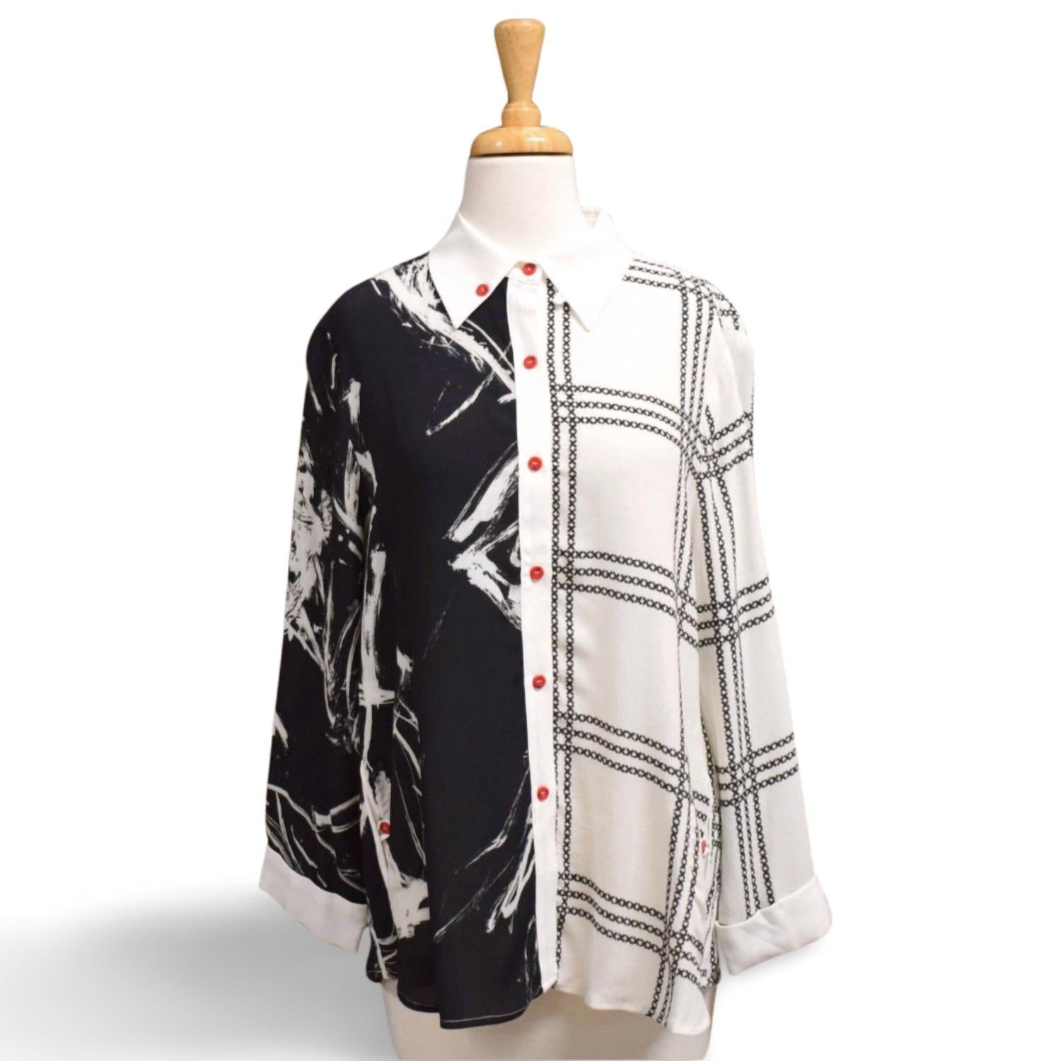 Lemon Grass - Women's Button Down Blouse