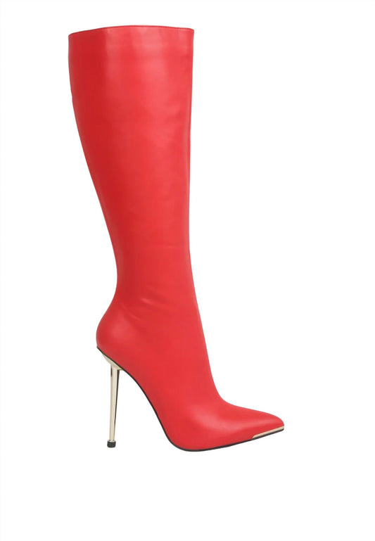 Rag Company - Women's Hale Pointed Heel Calf Boots