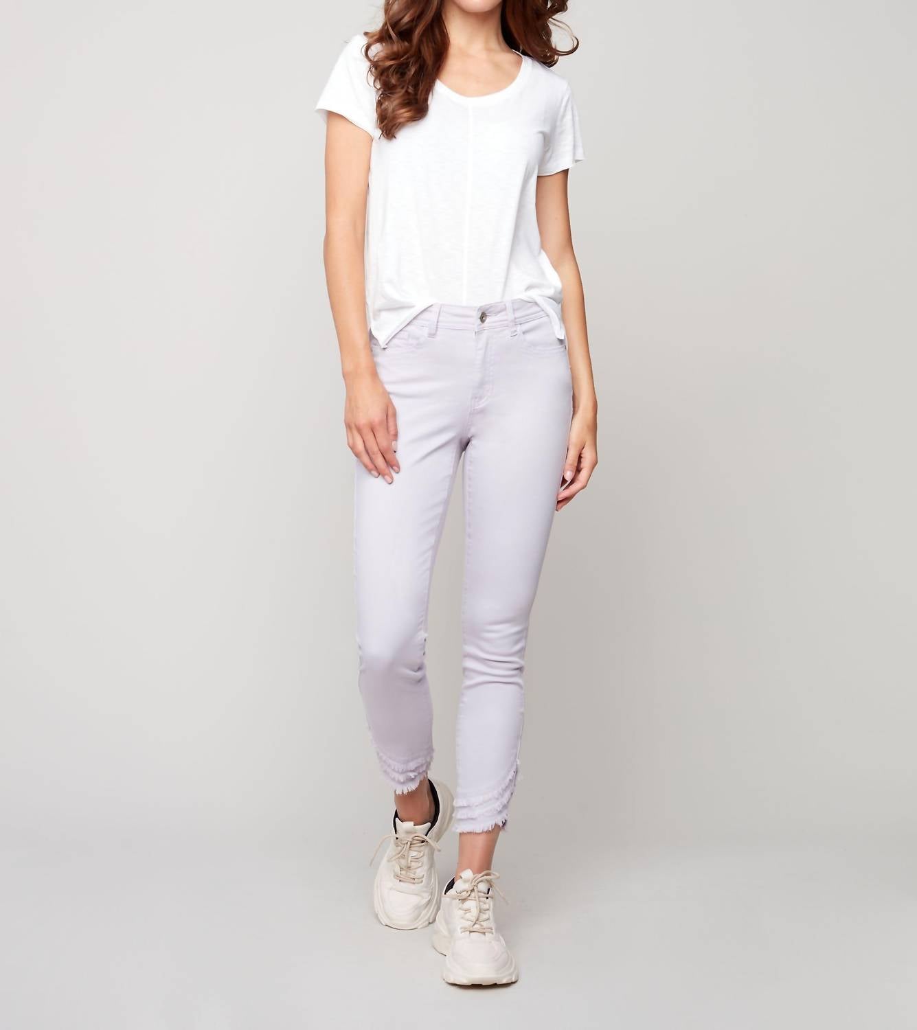 Charlie B - Ripped Hem Jeans