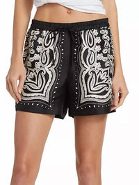 Nili Lotan - Frances Printed Silk Short