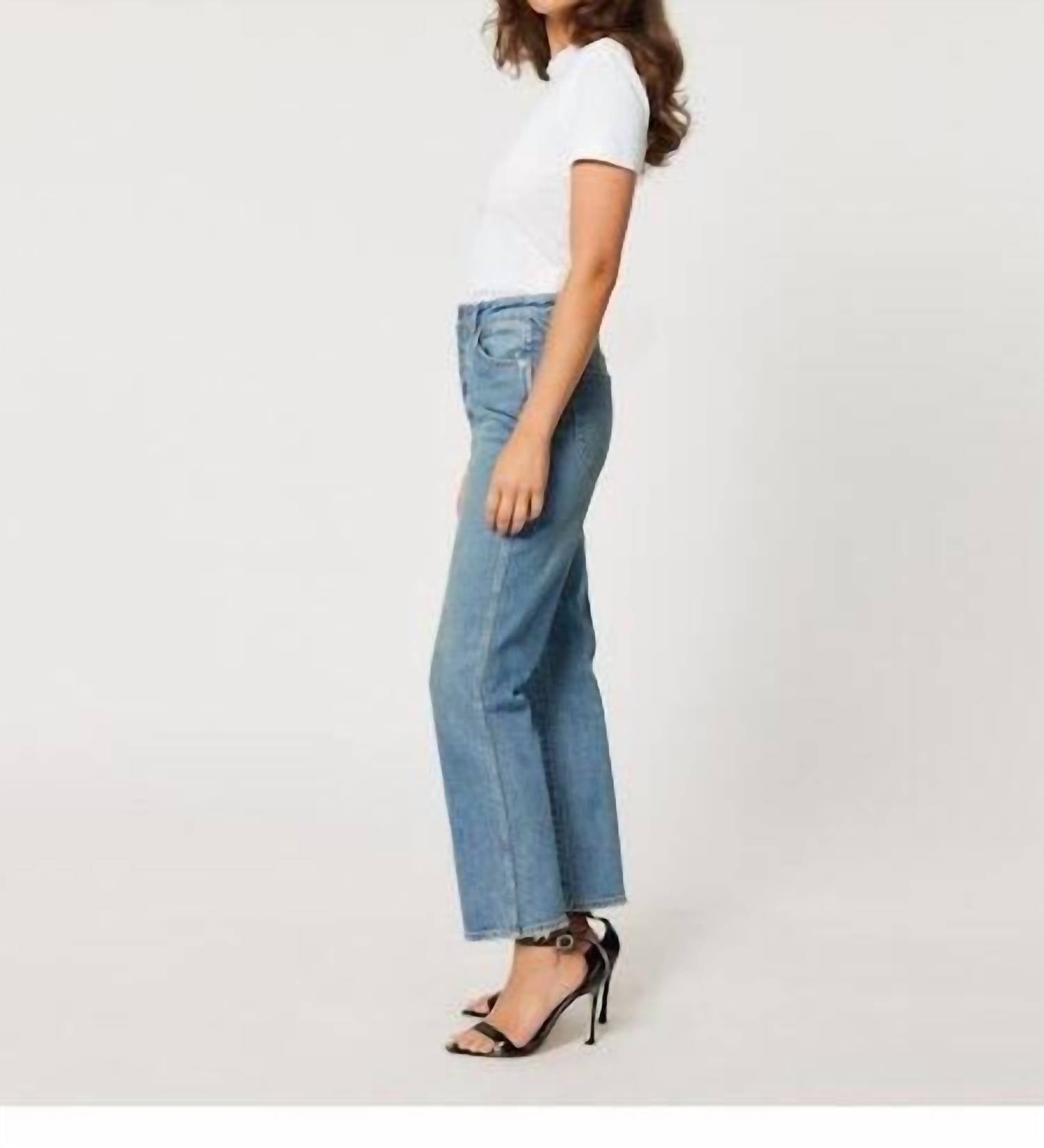 Rolla'S - High Rise Broken Straight Jeans