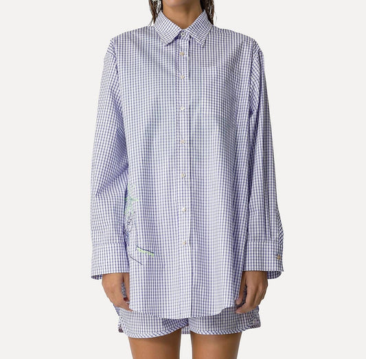 Forte Forte - Embroidery Check Top
