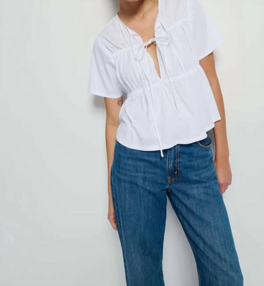 Nation Ltd - Robbin Tie Front Tee