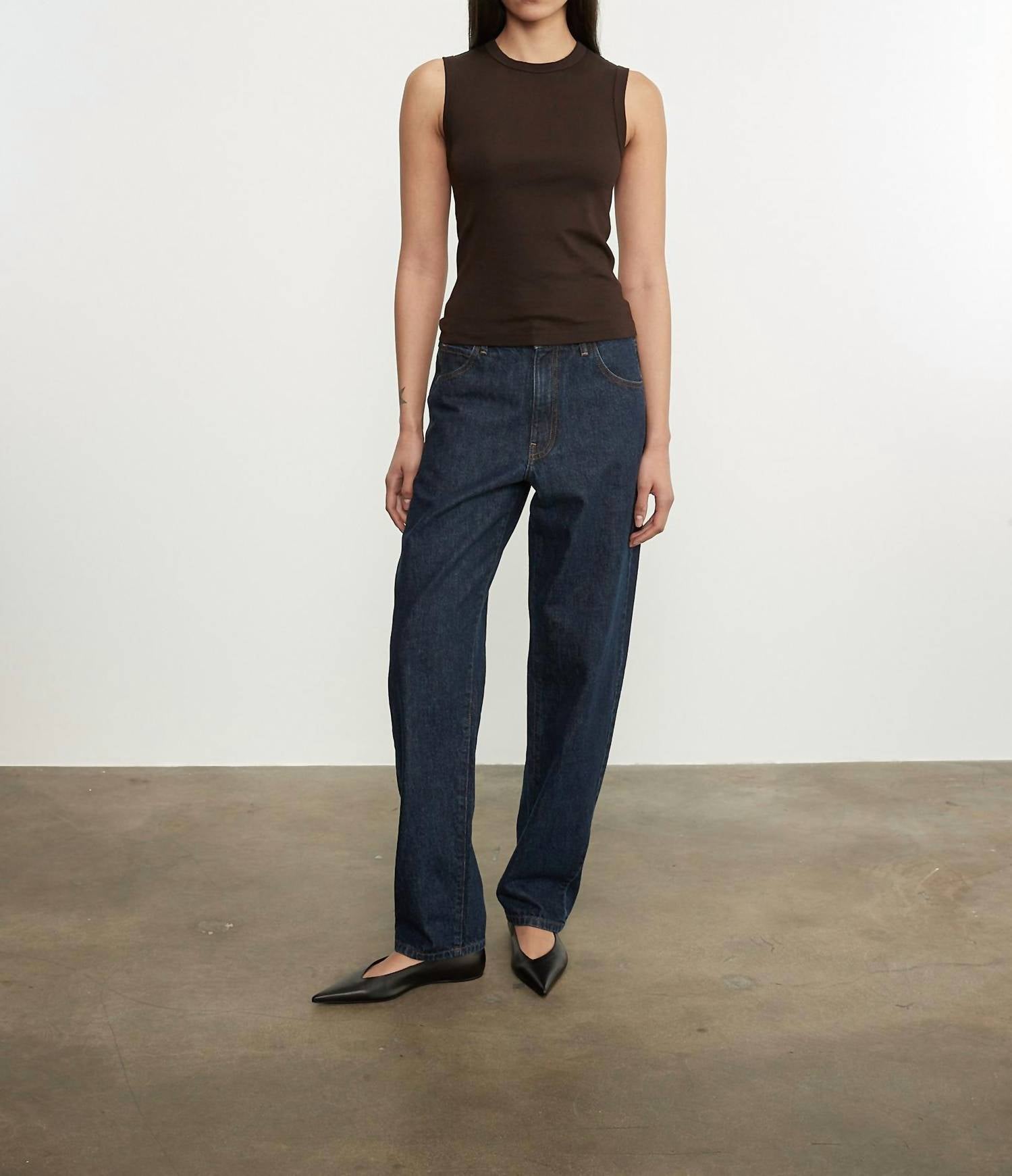 Enza Costa - CASHMERE NEW CLASSIC SLEEVELESS CREW TOP