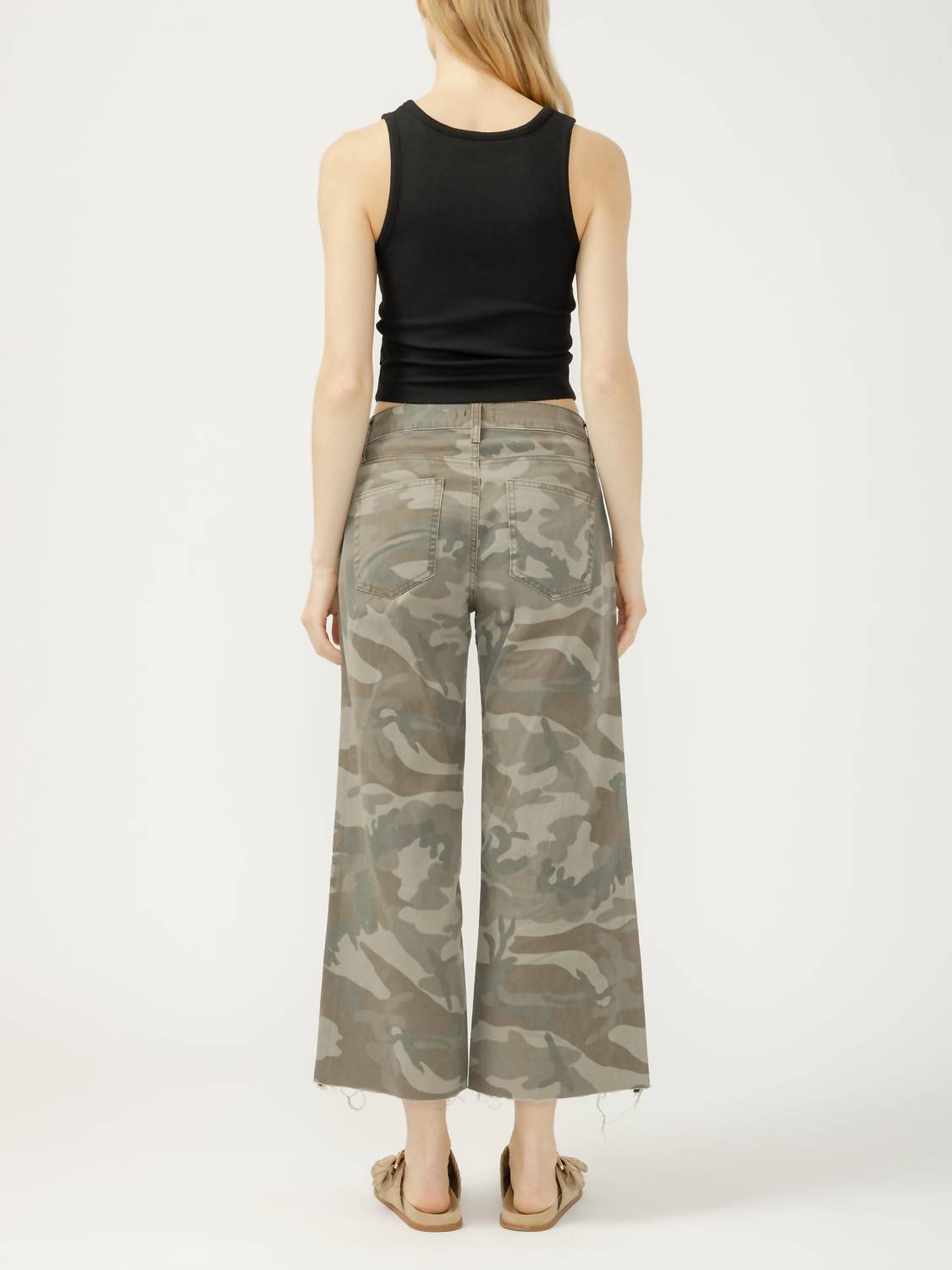 Silver Jeans Co - Suki Mid Rise Cropped Wide Leg Jeans
