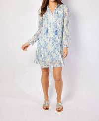 Sail To Sable - Ruffle Hem Dress With Tassels