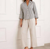 Karen Kane - Drawstring Linen Pants