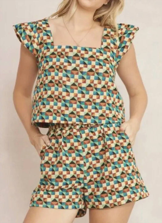 Entro - Geometric Print Set