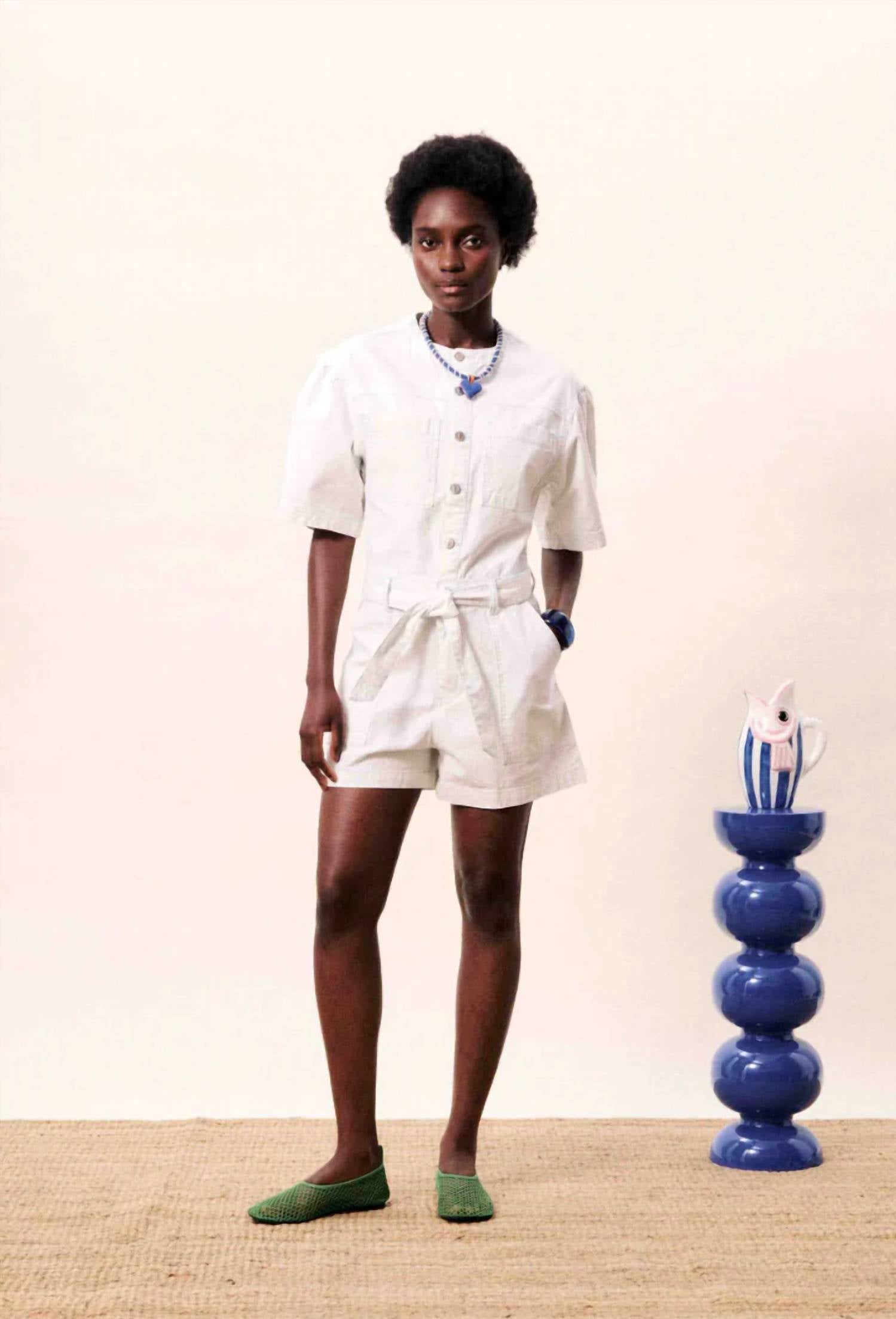 Frnch - Sirena Romper With Belt