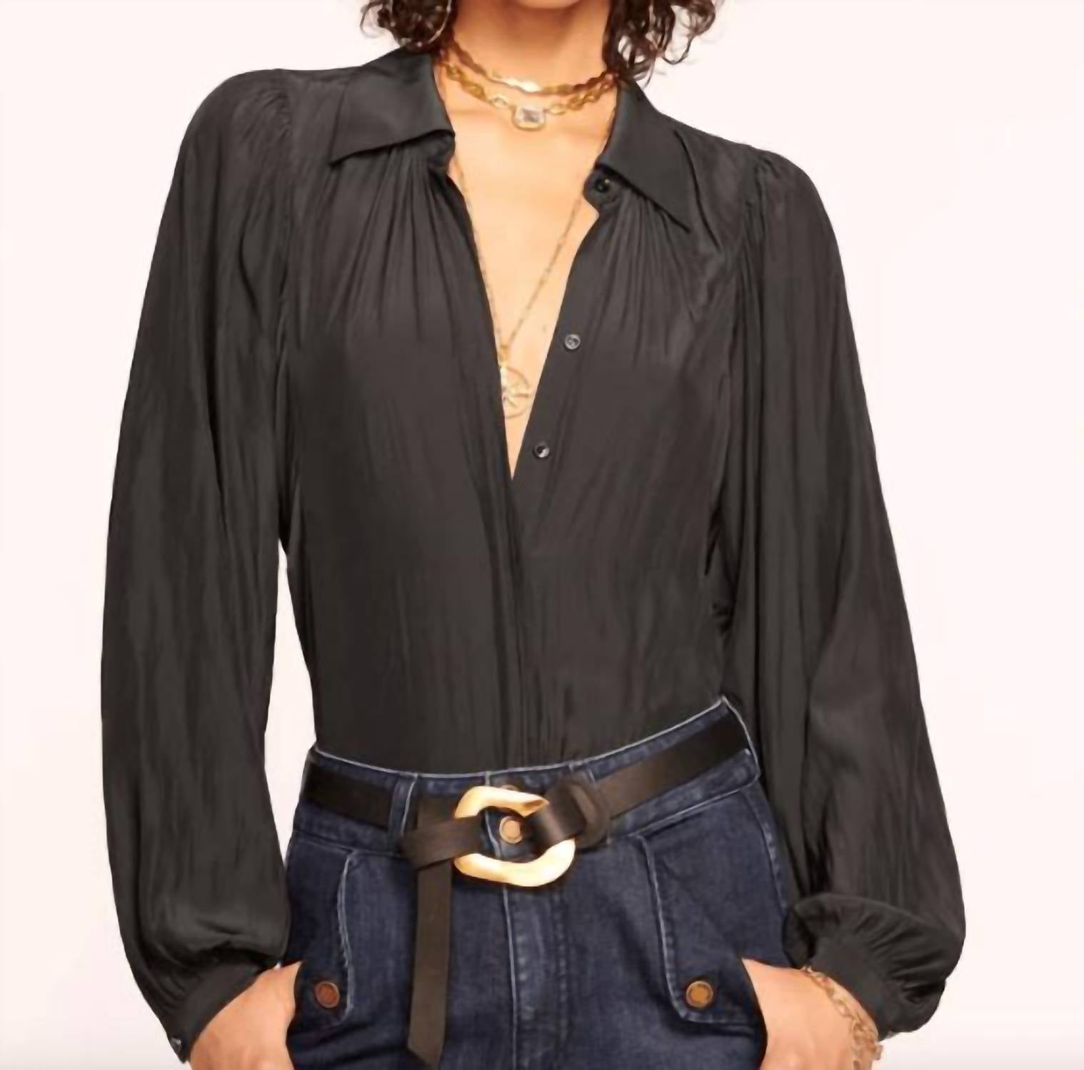 Ramy Brook - Azariah Buttron Front Top