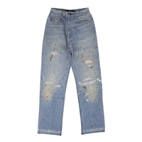 Amiri - Women's Gradient Crystal Recon Denim Jeans