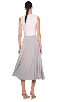 Norma Kamali - Flared Midi Skirt