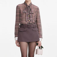 Self-Portrait - Women's Chiffon Blouse Top