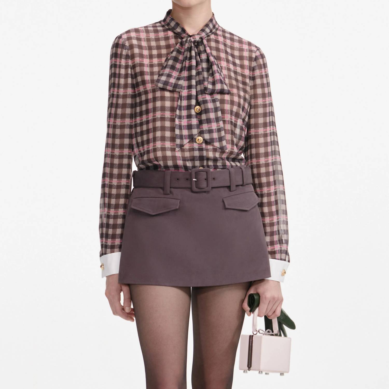 Self-Portrait - Women's Chiffon Blouse Top