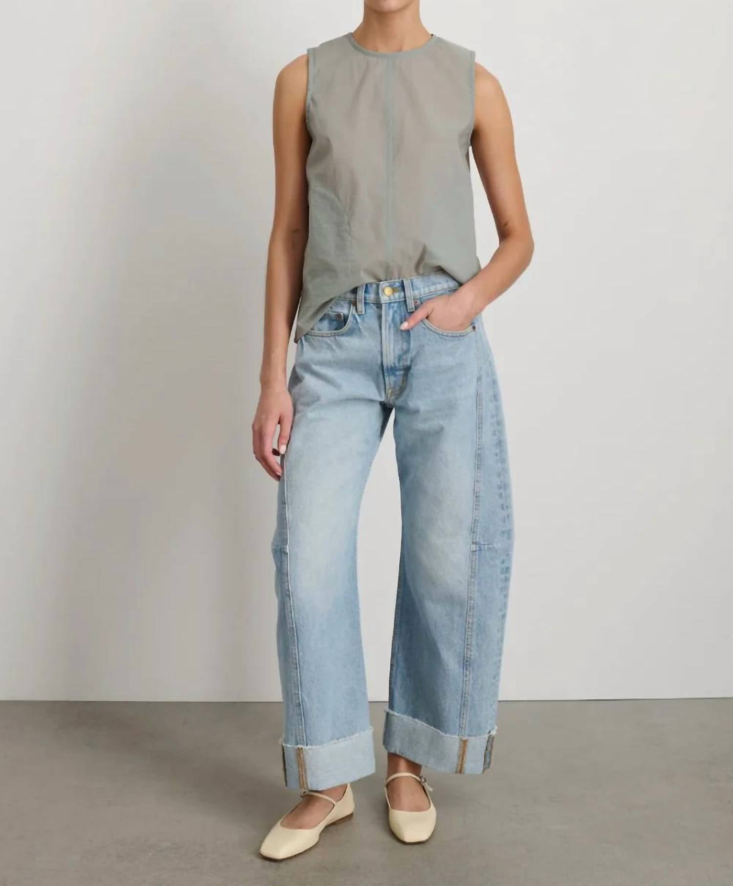 B Sides - Relaxed Cuffed Lasso Jeans