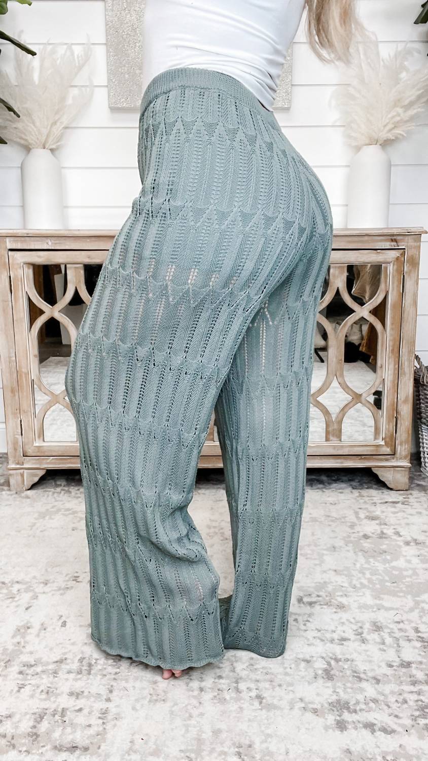 Wishlist - Taking A Stroll High-rise Crochet Pants