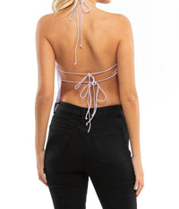 For Love & Lemons - Yuma Tie Back Halter Top