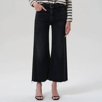 Citizens Of Humanity - Lyra Wide Leg Crop Raw Hem Jeans