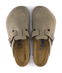 Birkenstock - Unisex Boston Soft Footbed Suede Leather Narrow Fit Clogs