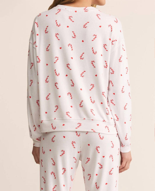 Z Supply - Cozy Candy Cane Long Sleeve Top