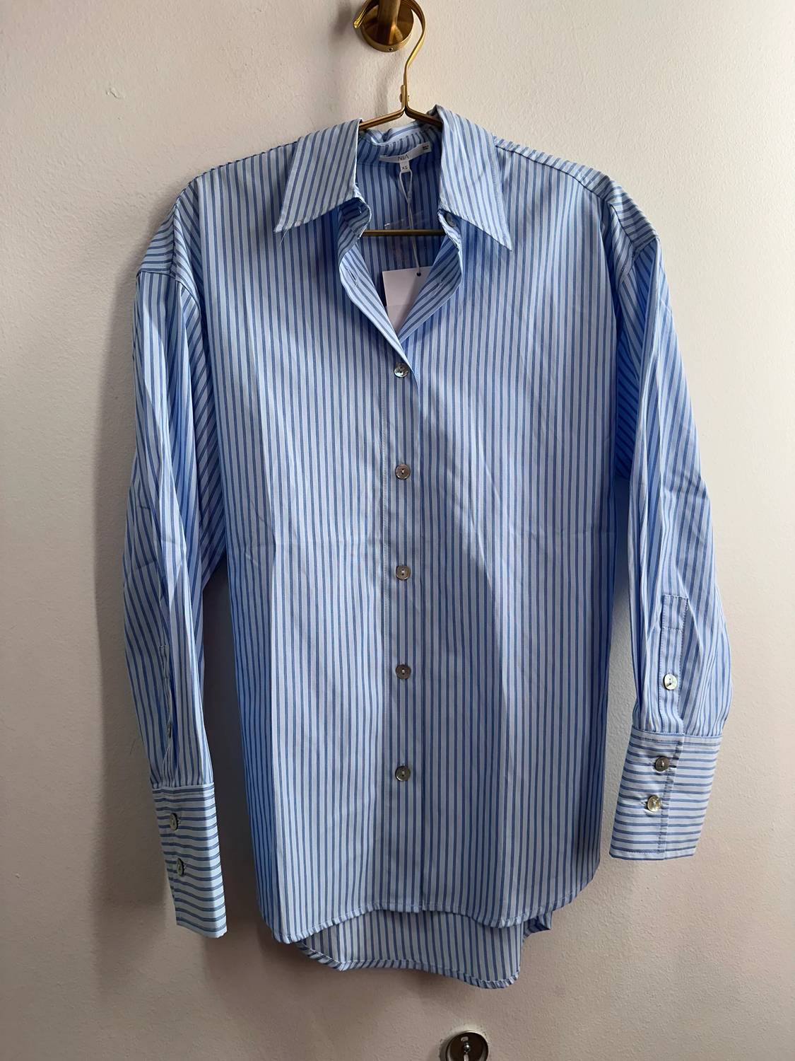 Nia - Jules Stripe Button Down Top